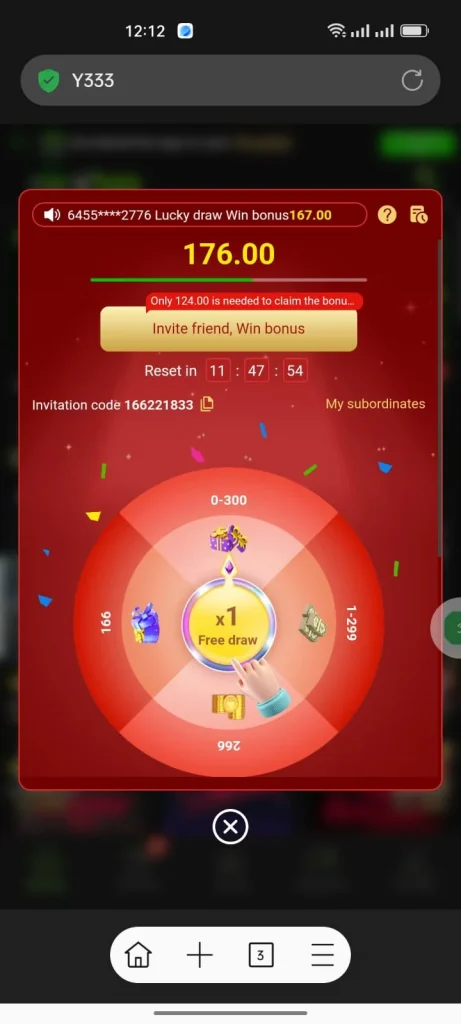 Y333 Game Lucky Wheel