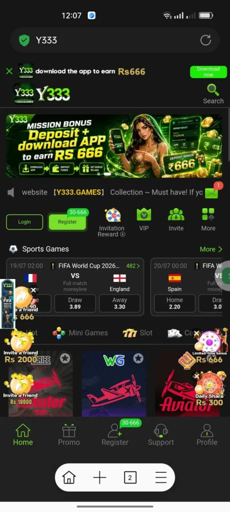 Y333 Game Official